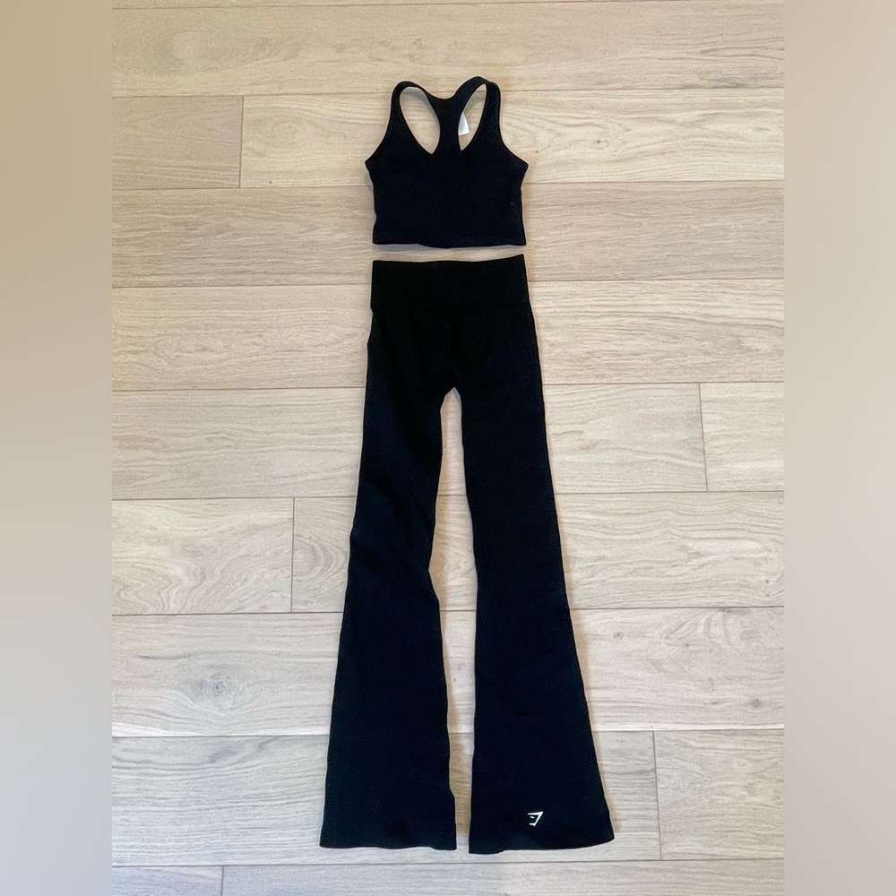 Gymshark Black Leggings set